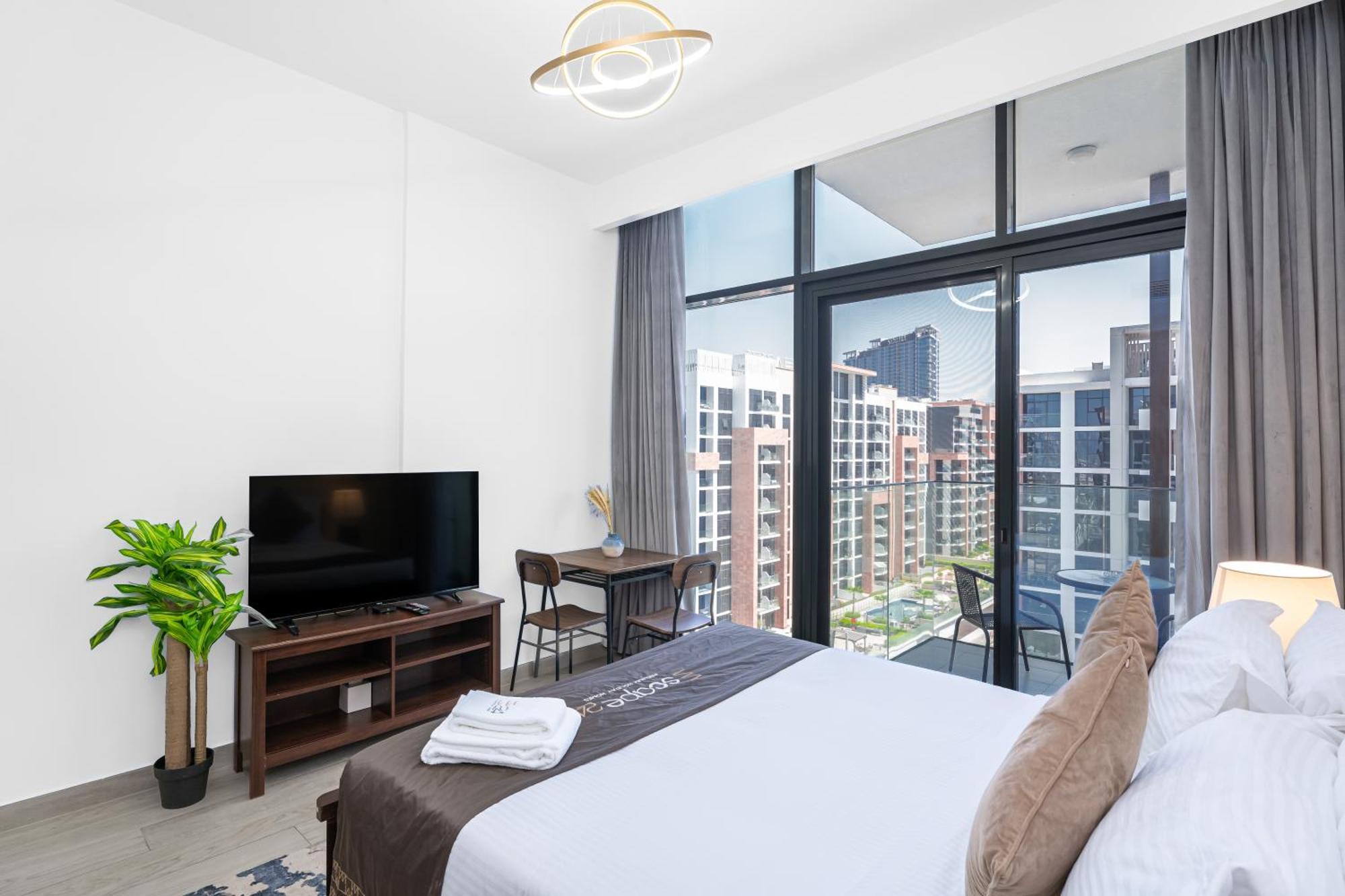 Escape24 Stylish Studio Azizi Riviera 8 Meydan One Dubái Exterior foto