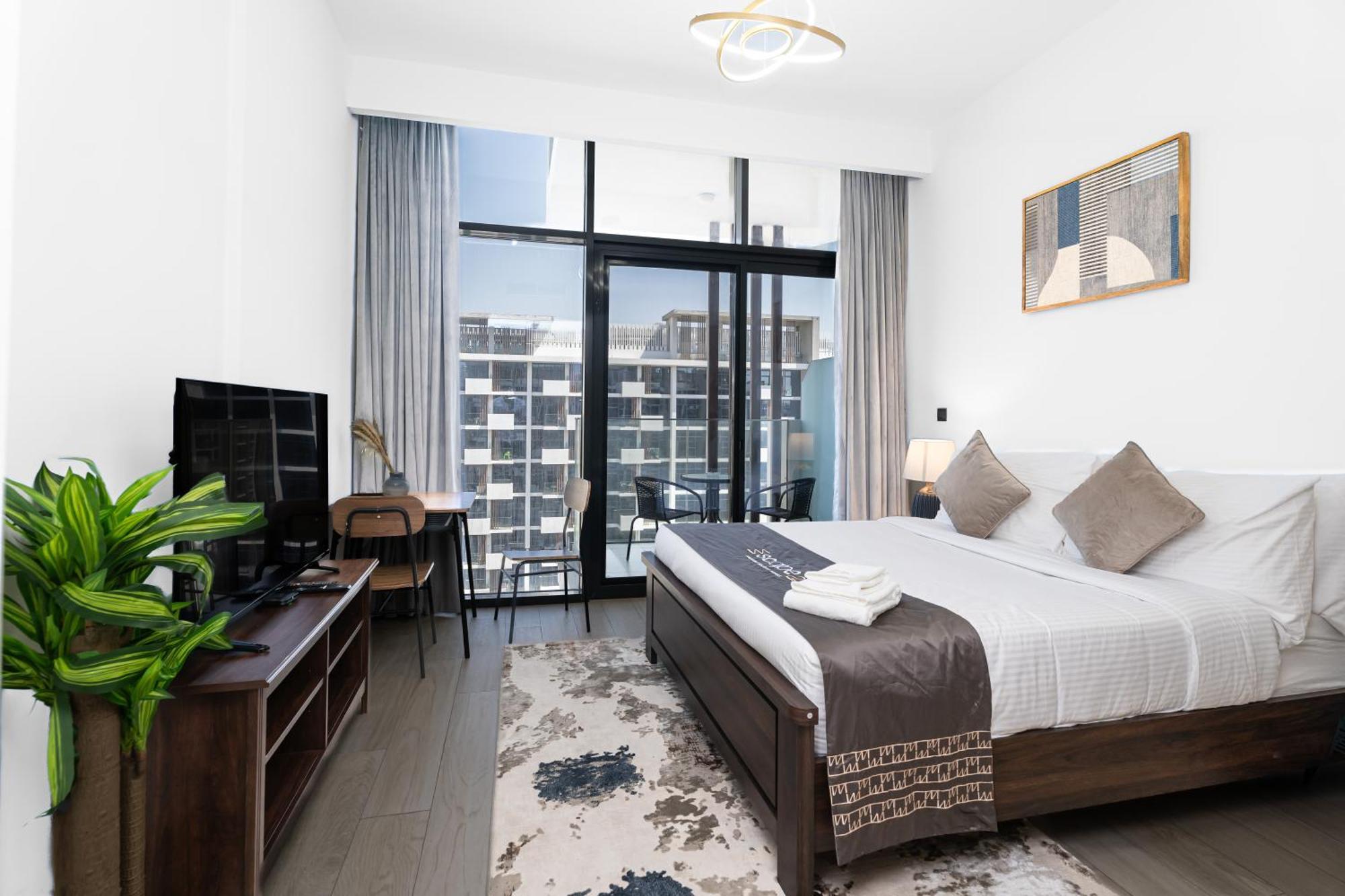 Escape24 Stylish Studio Azizi Riviera 8 Meydan One Dubái Exterior foto